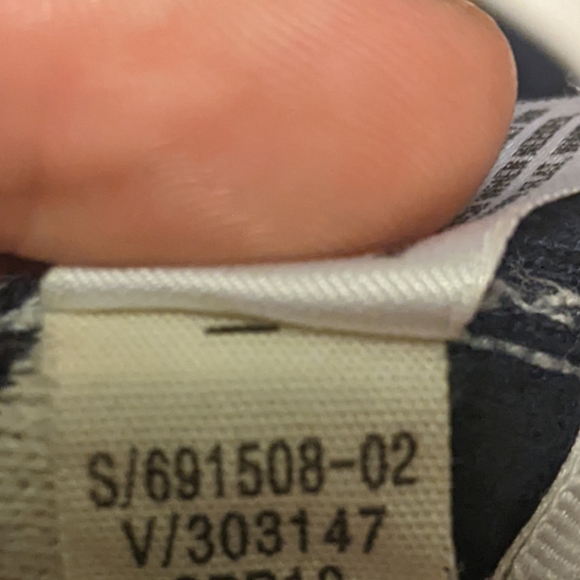 Gap - V-Neck Tunic Sweater 691508 | Navy Blue & White Stripes | Size Small - Picture 11 of 11